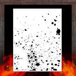 Air Shot Stencil: Blood Splatter - SprayGunner