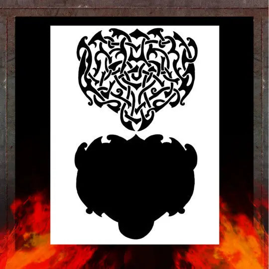 Air Shot Stencil: Celtic Knot 5 - SprayGunner