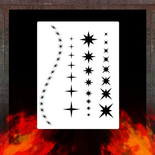 Air Shot Stencil: Free Hand 17 - SprayGunner