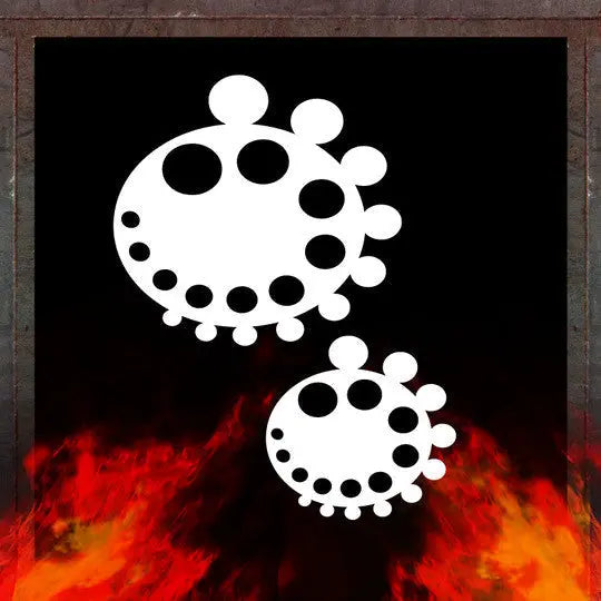 Air Shot Stencil: Free Hand 6 - SprayGunner