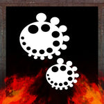 Air Shot Stencil: Free Hand 6 - SprayGunner