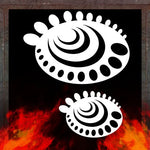 Air Shot Stencil: Free Hand 8 - SprayGunner