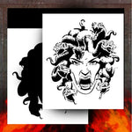 Air Shot Stencil: Medusa - SprayGunner