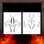 Air Shot Stencil: Pin Stripe 4 - SprayGunner