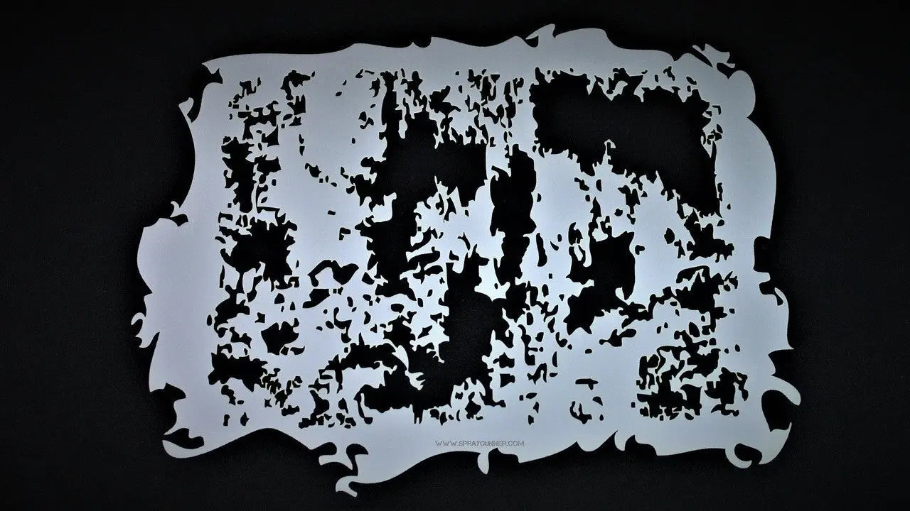 Air Shot Stencil: Texture 1 - SprayGunner