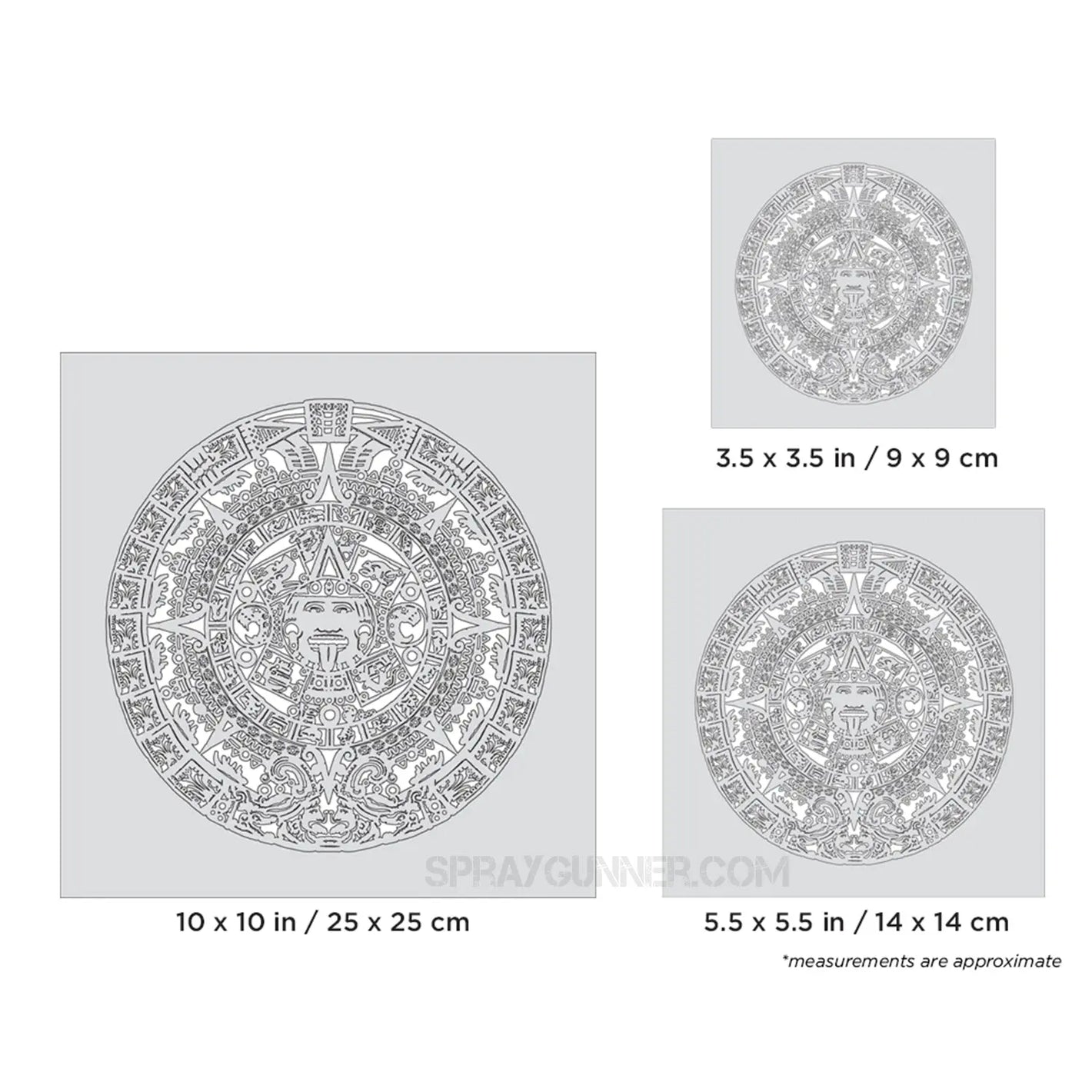 Artool Aztek FX Set Freehand Airbrush Template by Gerald Mendez Artool