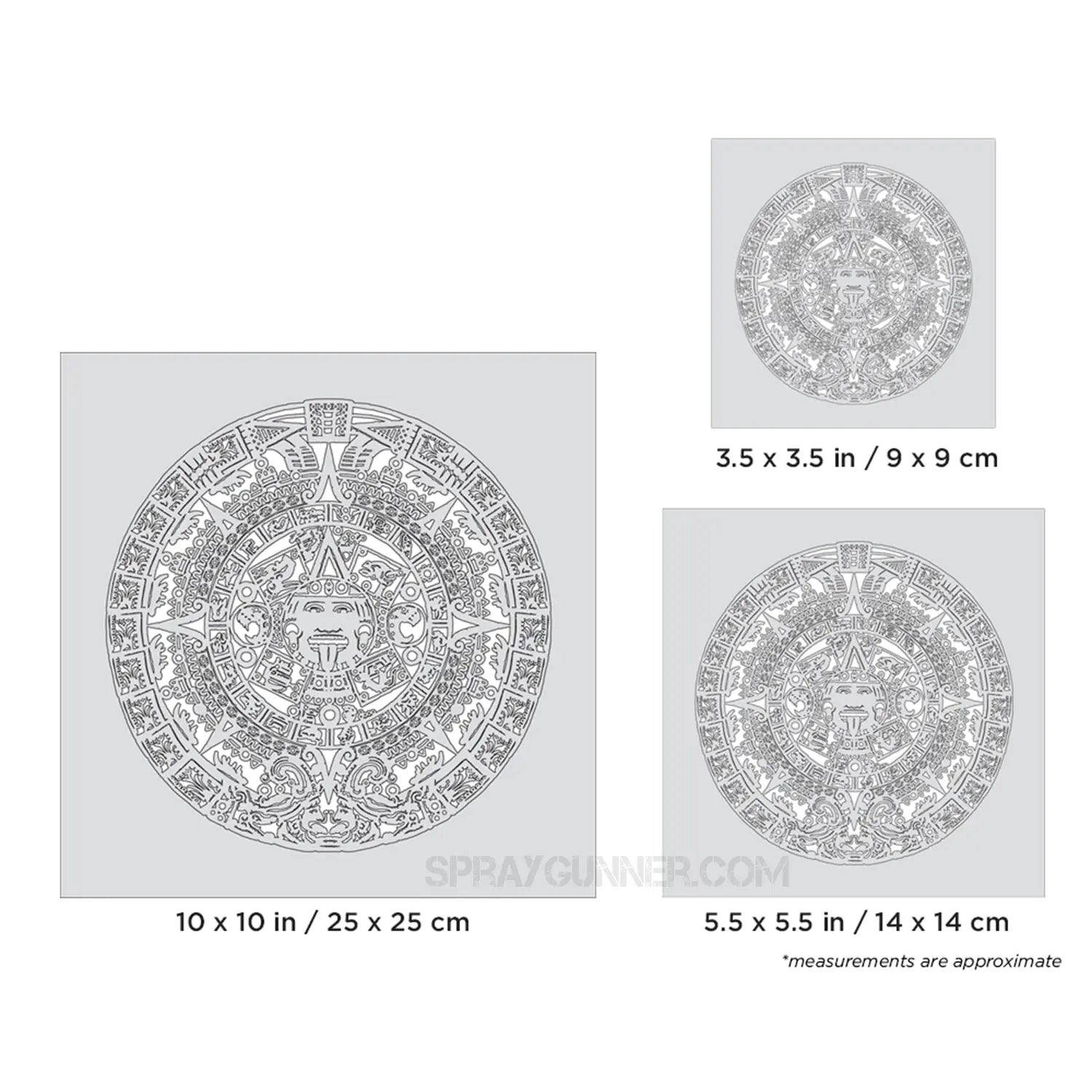 Artool Aztek FX Set Freehand Airbrush Template by Gerald Mendez Artool