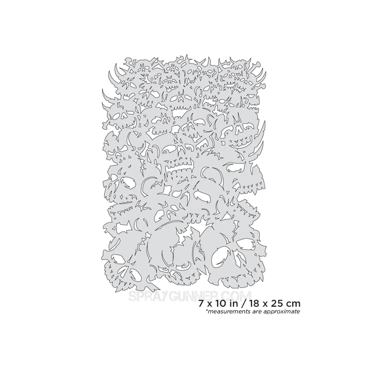 Artool Curse of Skullmaster Bonz II Freehand Airbrush Template by Craig Fraser Artool