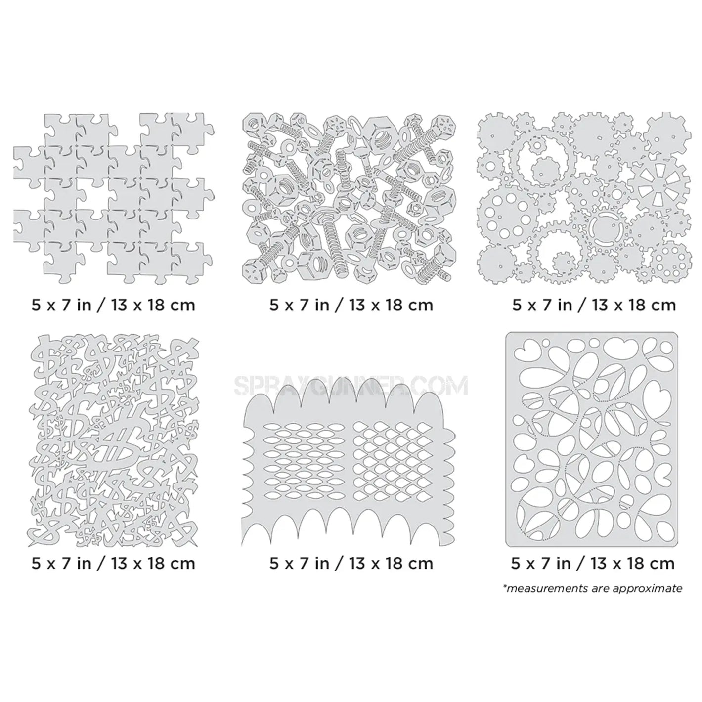 Artool FX II Mini Series Freehand Airbrush Template by Craig Fraser Artool