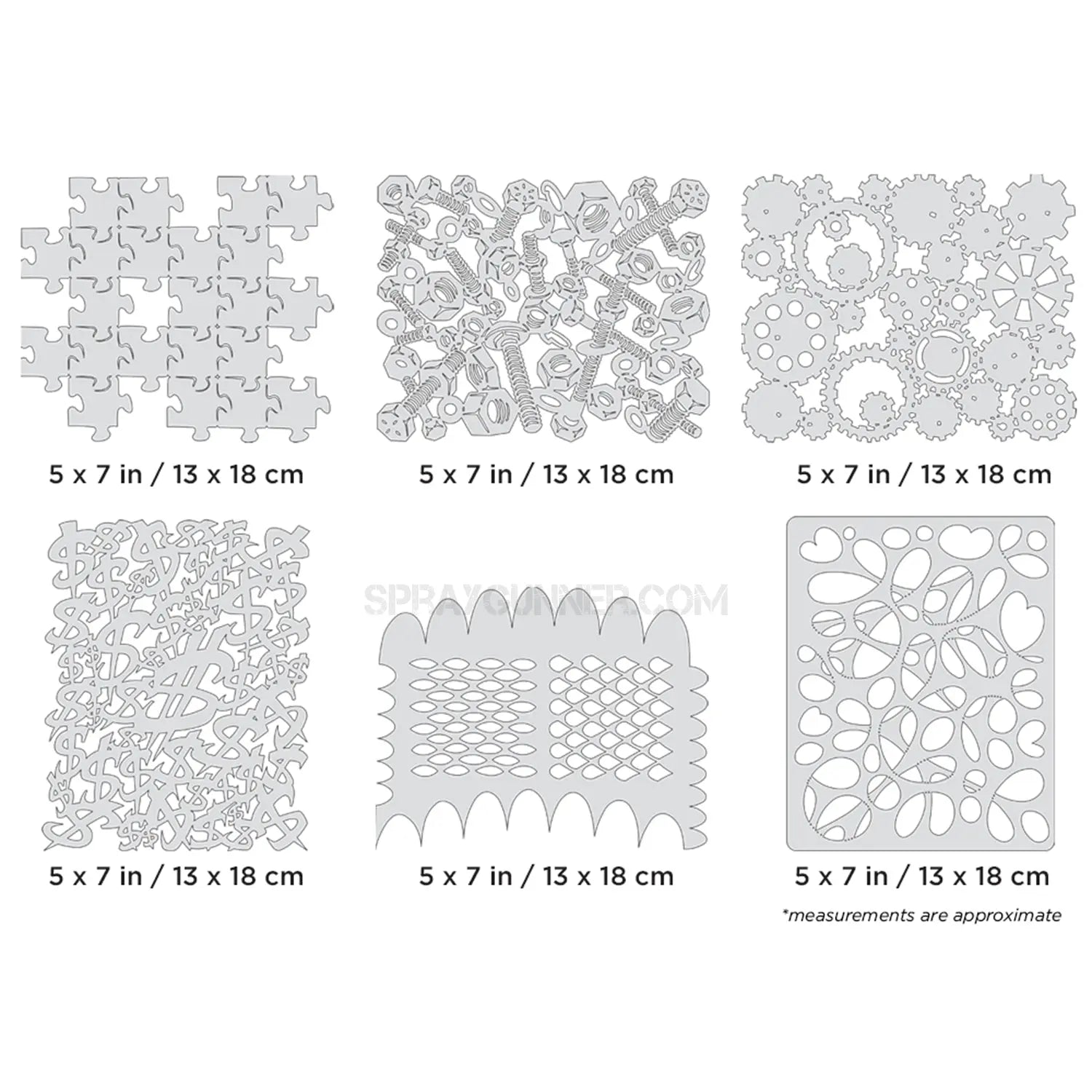Artool FX II Mini Series Freehand Airbrush Template by Craig Fraser Artool