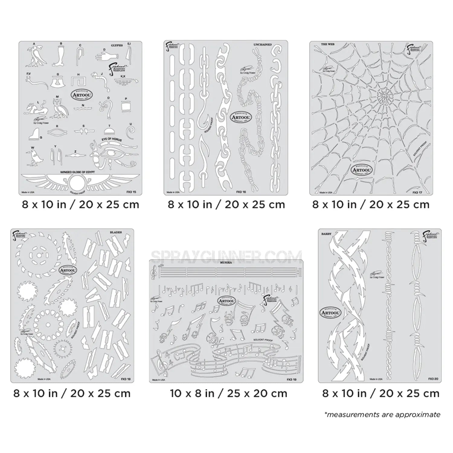 Artool FX3 Freehand Airbrush Set by Craig Fraser Artool