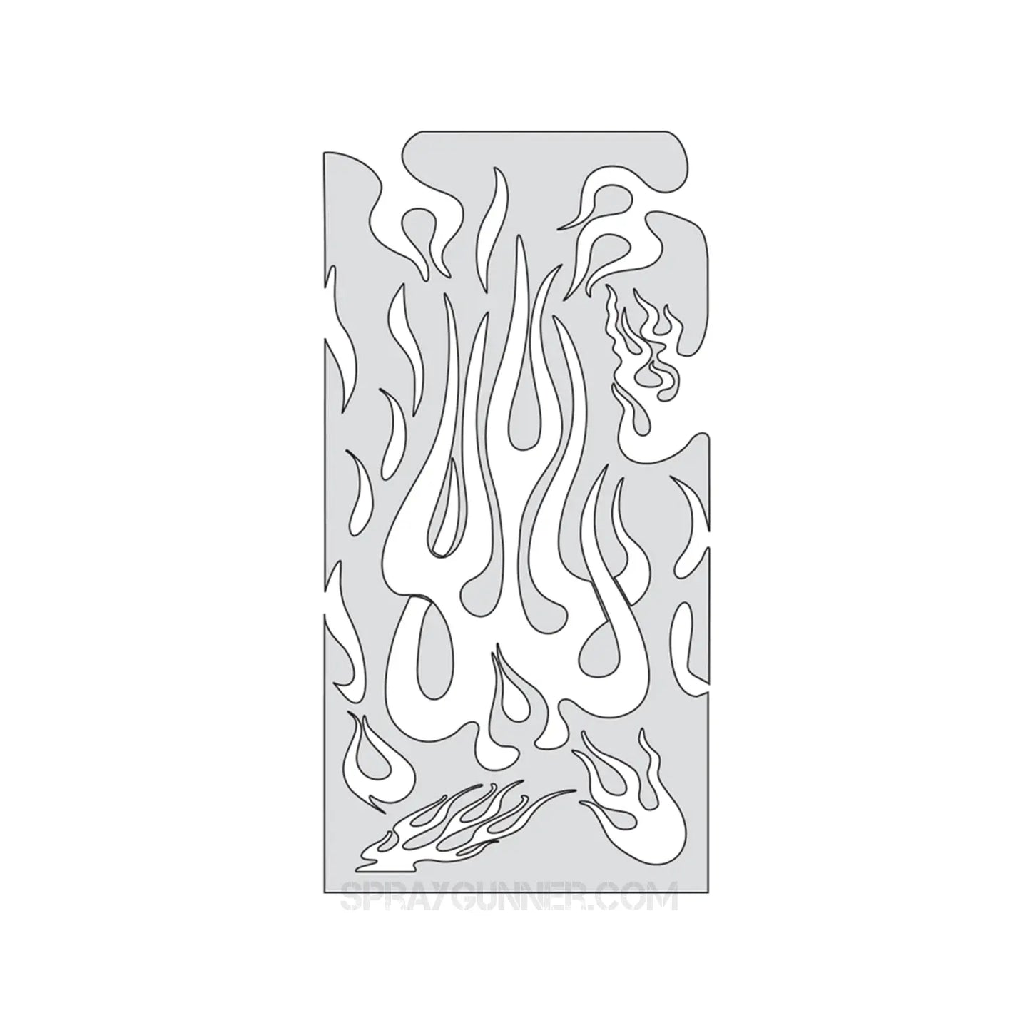 Artool Flame Master The Medium Freehand Airbrush Template by "Mr. J" Julian Braet Artool
