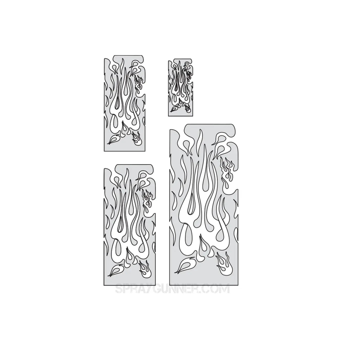 Artool Flame Master The Multiple Freehand Airbrush Template by "Mr. J" Julian Braet Artool