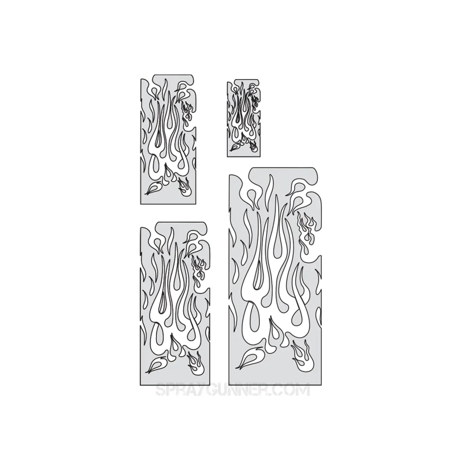 Artool Flame Master The Multiple Freehand Airbrush Template by "Mr. J" Julian Braet Artool