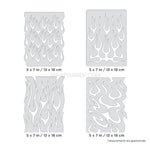 Artool Flame-o-rama Mini Series Freehand Airbrush Template by Craig Fraser Artool