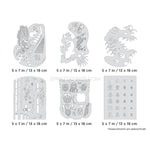 Artool Kanji Master Mini Series Set Freehand Airbrush Template by Dennis Mathewson Artool