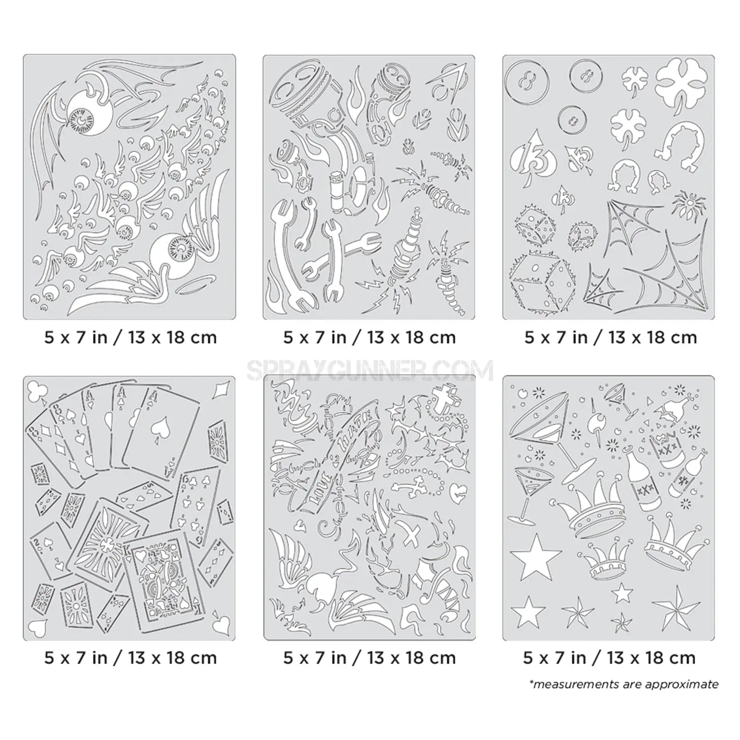 Artool Kustom FX II Mini Series Freehand Airbrush Template by Craig Fraser Artool