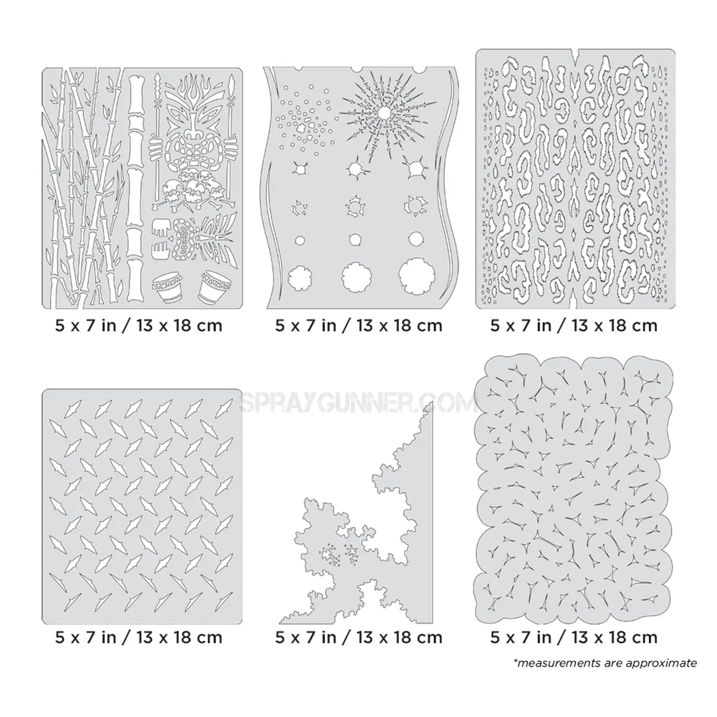 Artool Kustom FX Mini Series Freehand Airbrush Template by Craig Fraser Artool