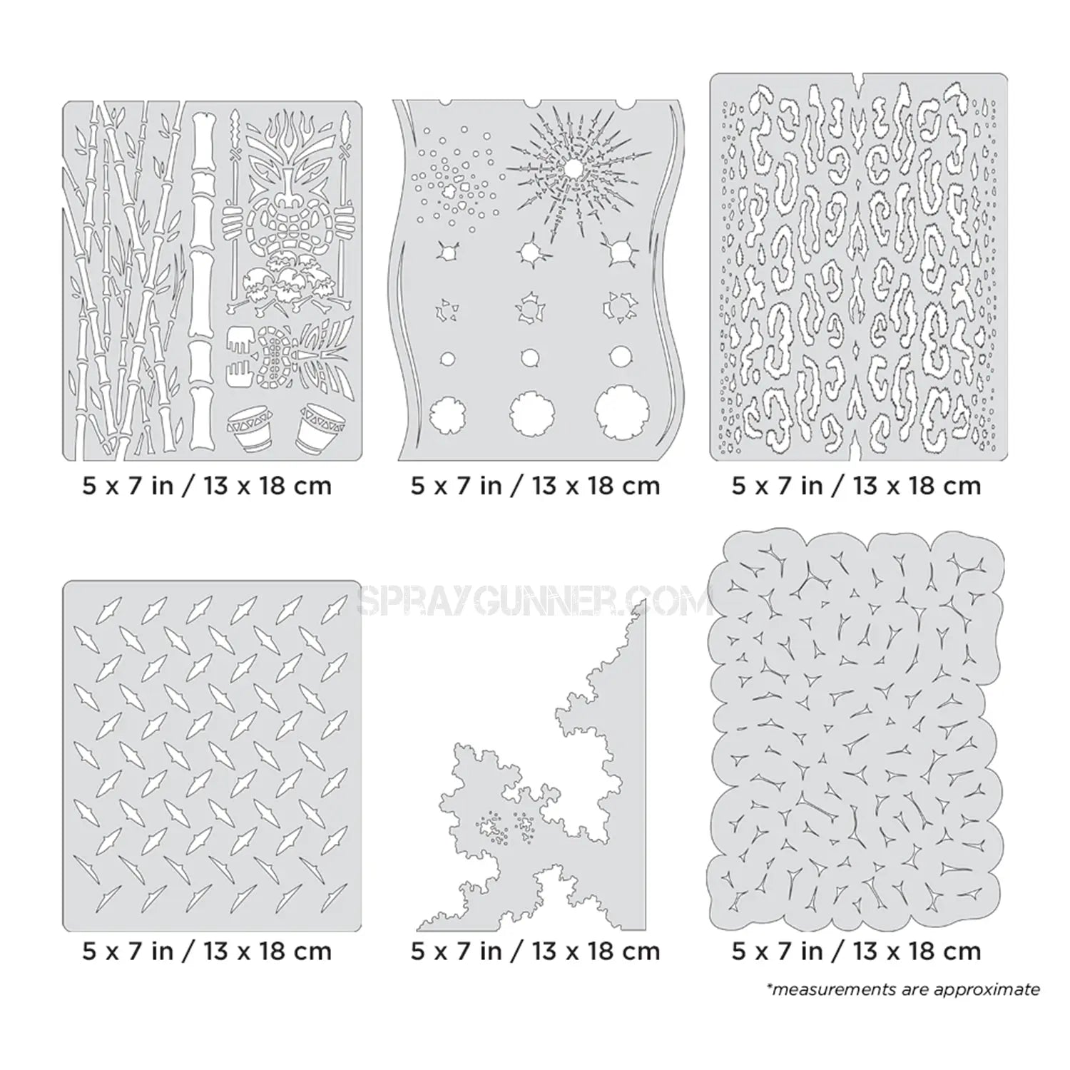 Artool Kustom FX Mini Series Freehand Airbrush Template by Craig Fraser Artool
