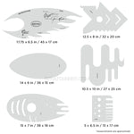 Artool Metropolis Freehand Airbrush Template by Yvonne Mecialis Artool