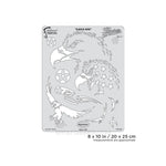 Artool Patriotica Eagle One Freehand Airbrush Template by Craig Fraser Artool