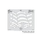 Artool Patriotica Red Freehand Airbrush Template by Craig Fraser Artool