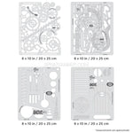 Artool Steampunk FX2 Set Freehand Airbrush Template by Craig Fraser Artool
