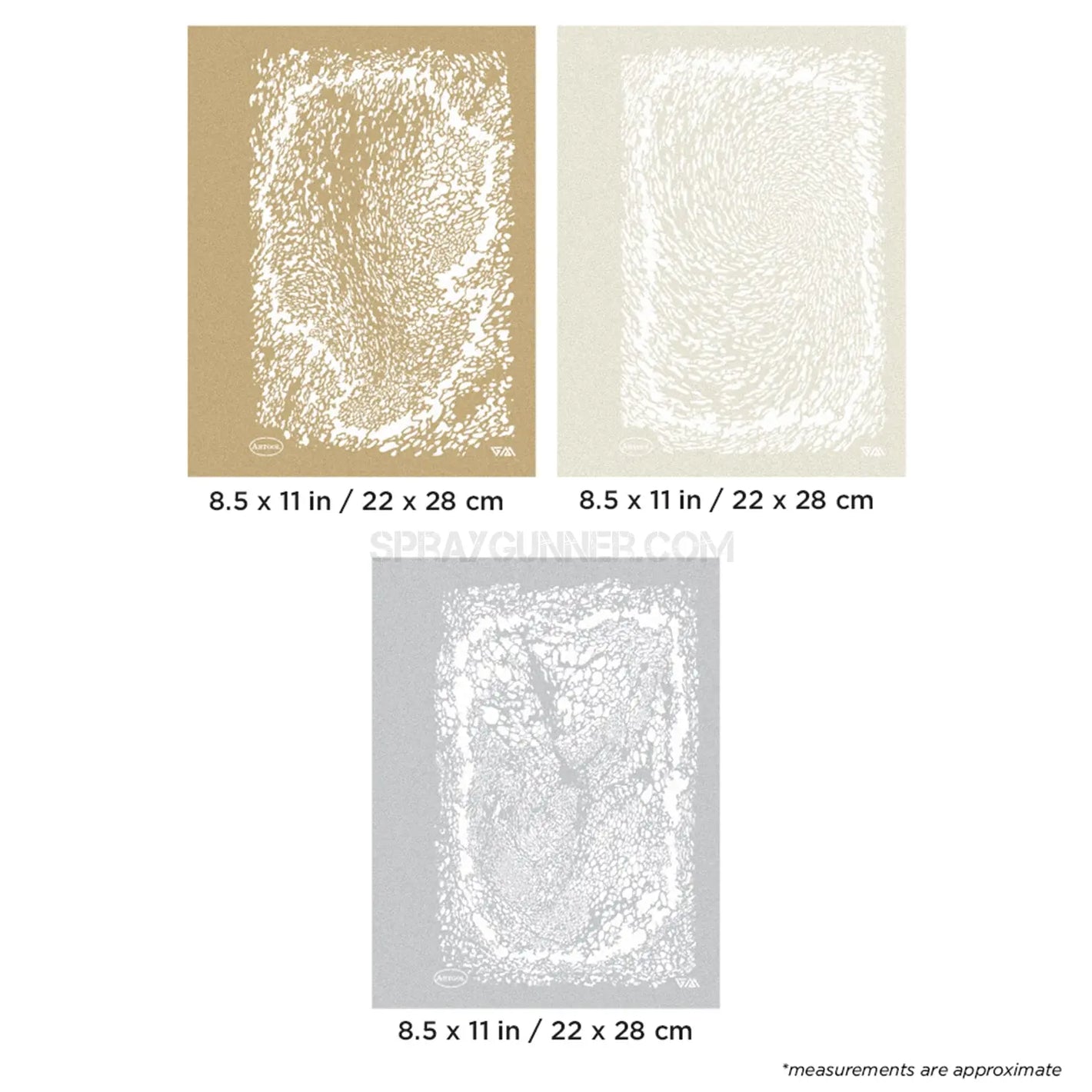 Artool Texture FX 3 Xtreme Freehand Airbrush Templates by Gerald Mendez Artool