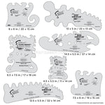 Artool The Essential Seven Set Freehand Airbrush Template Artool