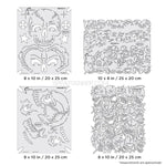 Artool The Return of Skullmaster Set Freehand Airbrush Template by Craig Fraser Artool