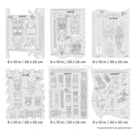 Artool Tiki Master Freehand Airbrush Template Set by Dennis Mathewson Artool