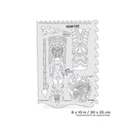 Artool Tiki Master Kona Tiki Freehand Airbrush Template by Dennis Mathewson Artool