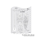 Artool Tiki Master Tiki Trouble Freehand Airbrush Template by Dennis Mathewson Artool