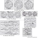 Artool Tribal Master Freehand Airbrush Template Set by Steve Vandemon Artool