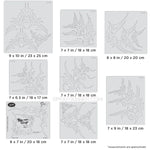 Artool Tribal Masters II Cornered Freehand Airbrush Template Set by Steve Vandemon Artool