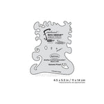 Artool #5 Mini Shield Freehand Airbrush Template by Andrea Mistretta Artool