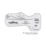 Artool #8 The Wave Maker Freehand Airbrush Template by Mark "The Shark" Rush Artool