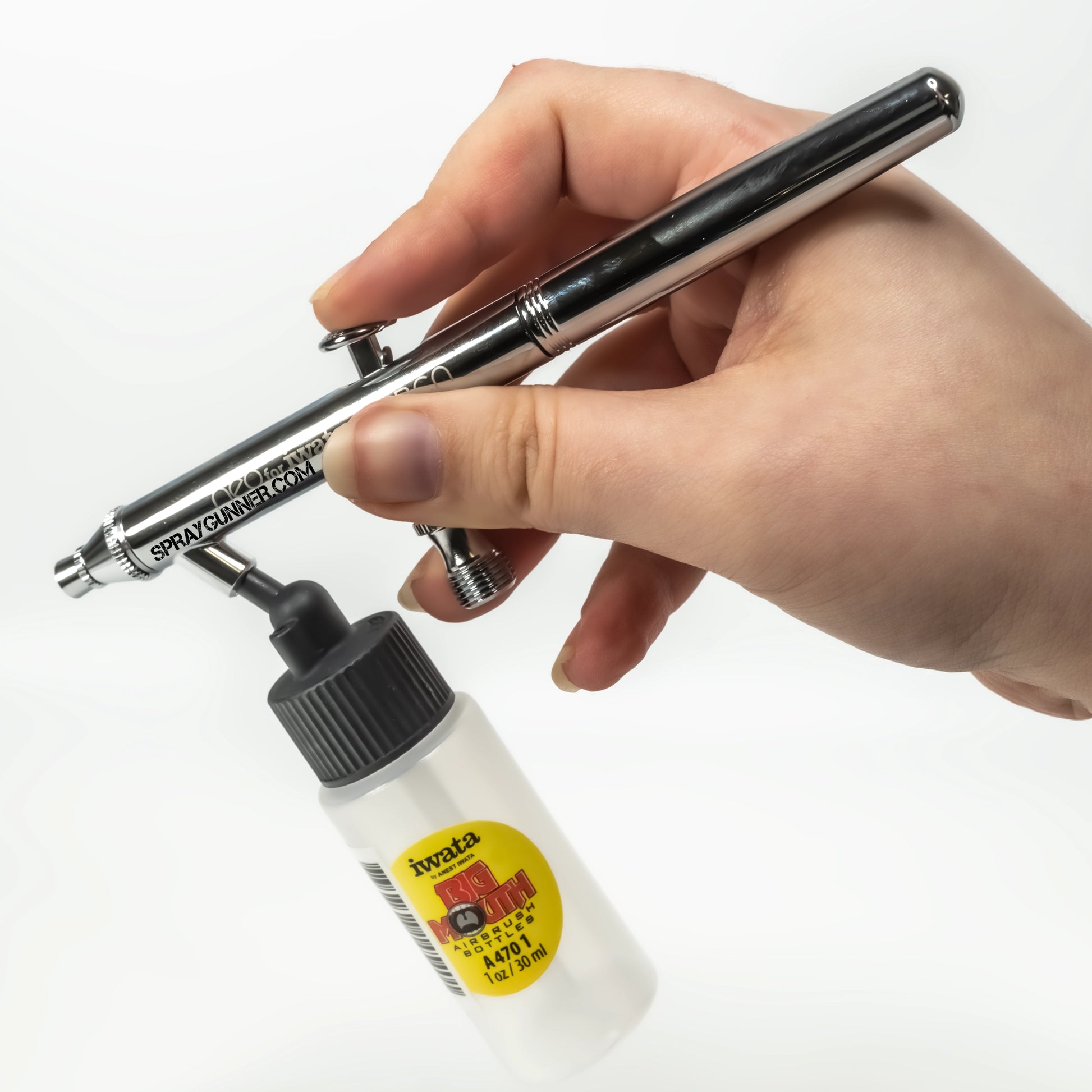 NEO for Iwata BCN Siphon Feed Dual Action Airbrush - SprayGunner