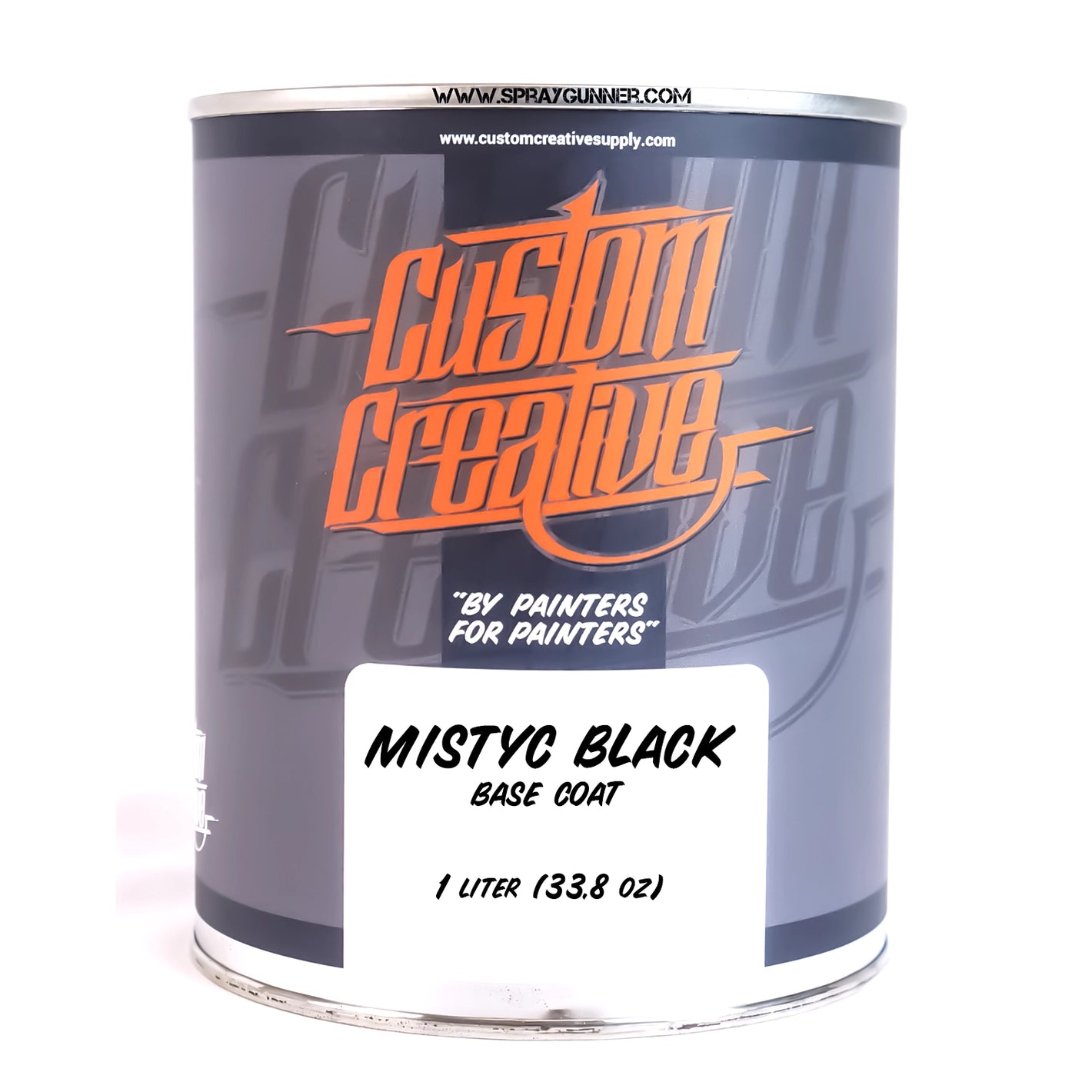 Custom Creative Paints: Mistyc Black Pearl Basecoat 1 liter (33.8oz) - SprayGunner