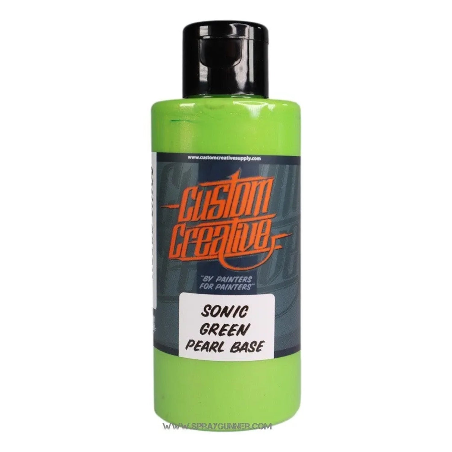 Custom Creative Paints: Sonic Green Pearl Basecoat 150ml (5oz) - SprayGunner