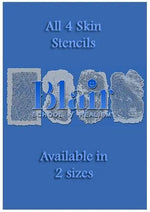 Blair Organic Edge Skin stencil set BLAIR