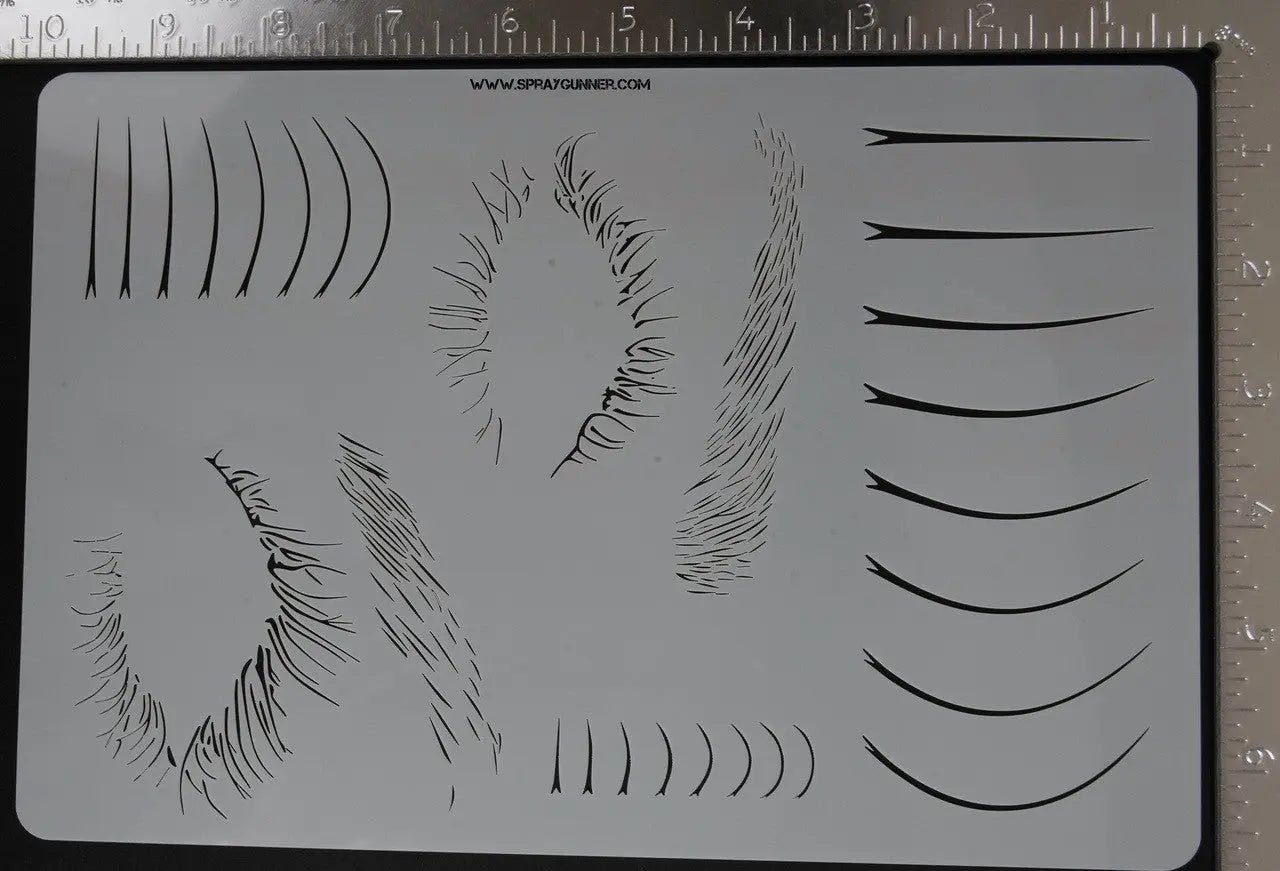 Blair Stencils - hair & lashes bundle - SprayGunner