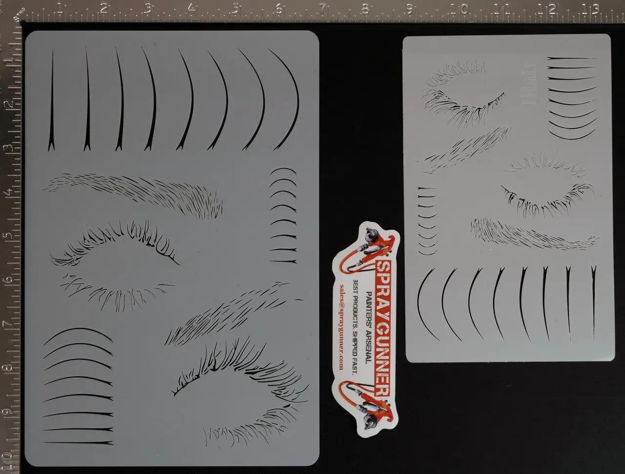 Blair Stencils - hair & lashes bundle - SprayGunner