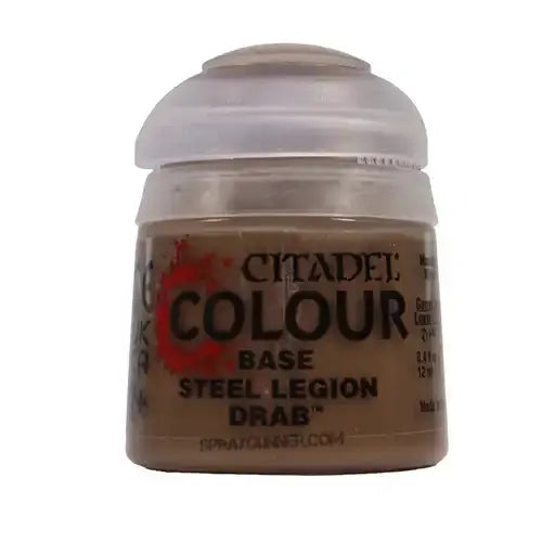 Citadel Colour: Base STEEL LEGION DRAB (12ml) Games Workshop