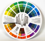 Color Wheel portable interactive tool for painters - SprayGunner