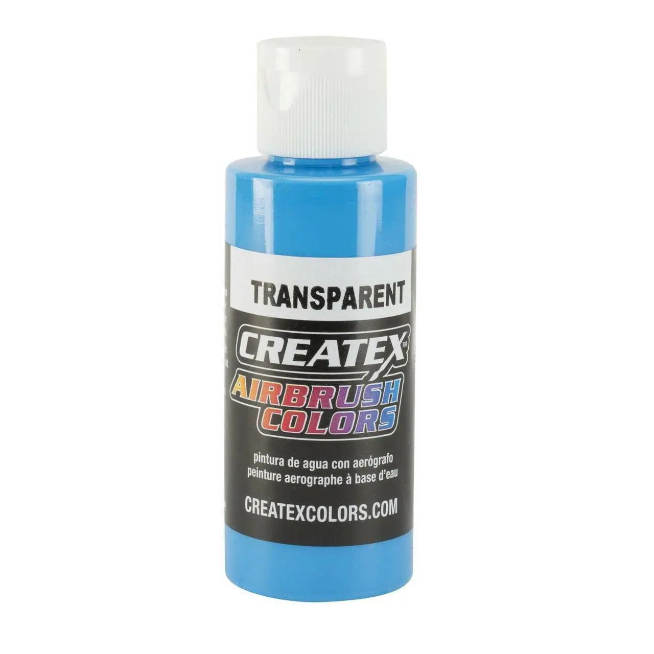 Createx Airbrush Colors Transparent Caribbean Blue 5105 - SprayGunner createx-airbrush-colors-transparent-caribbean-blue-5105-spraygunner