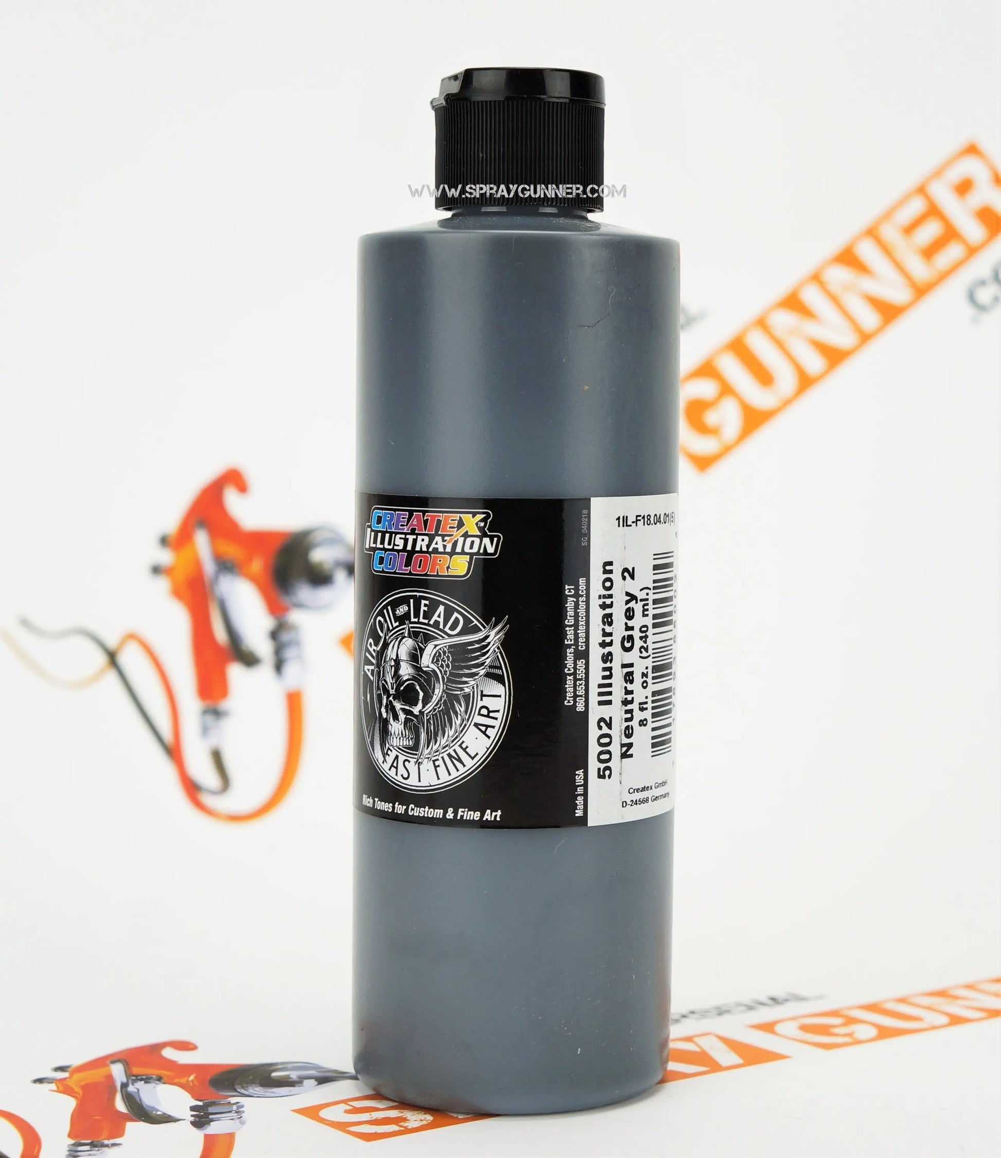 Createx Illustration Colors Air, Oil and Lead: Neutral Grey 2 (5002) Createx