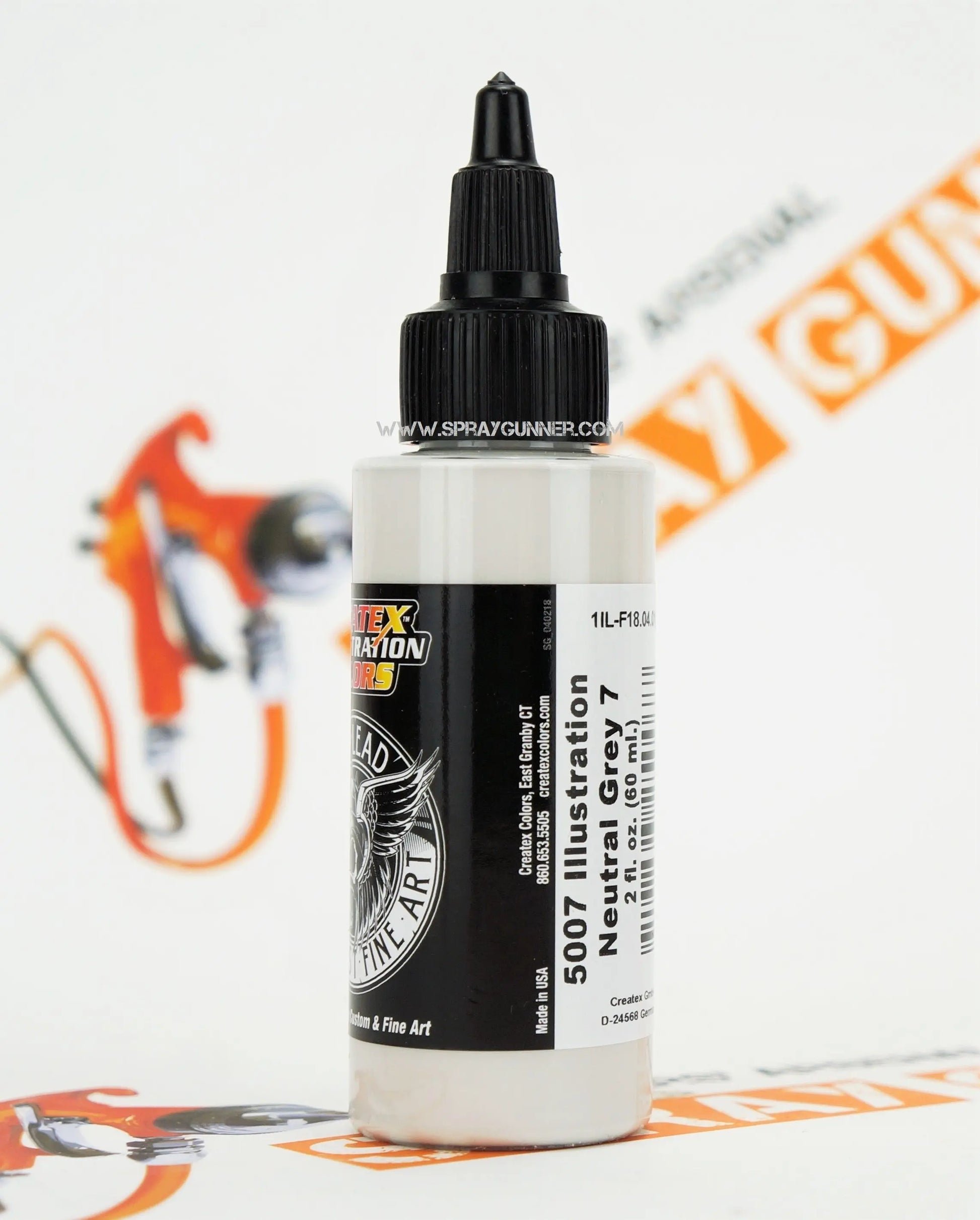 Createx Illustration Colors Air, Oil and Lead: Neutral Grey 7 (5007) Createx
