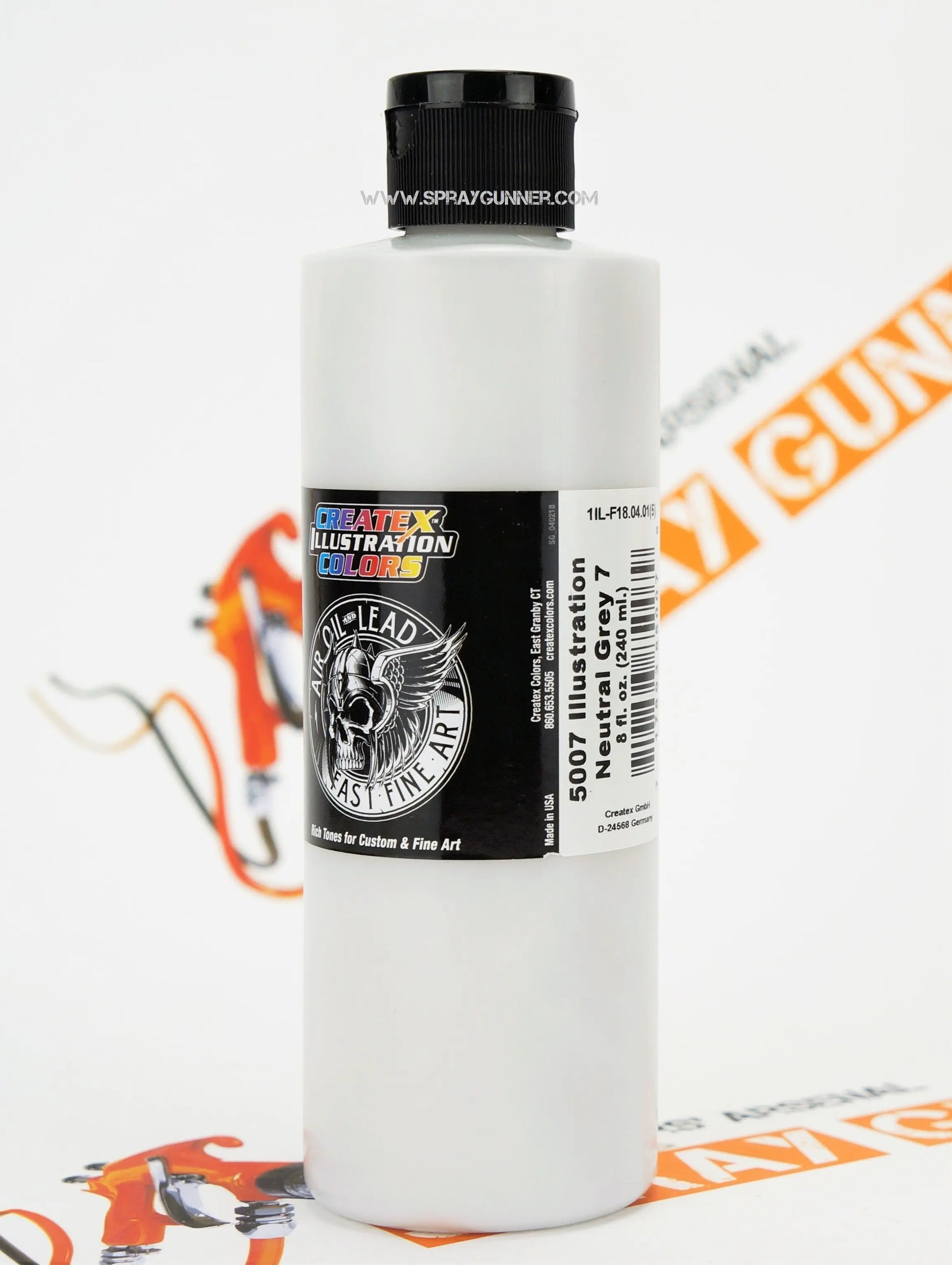 Createx Illustration Colors Air, Oil and Lead: Neutral Grey 7 (5007) Createx