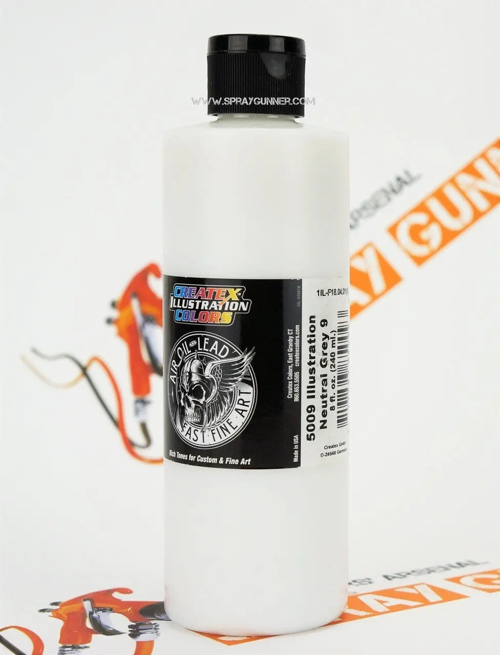 Createx Illustration Colors Air, Oil and Lead: Neutral Grey 9 (5009) Createx